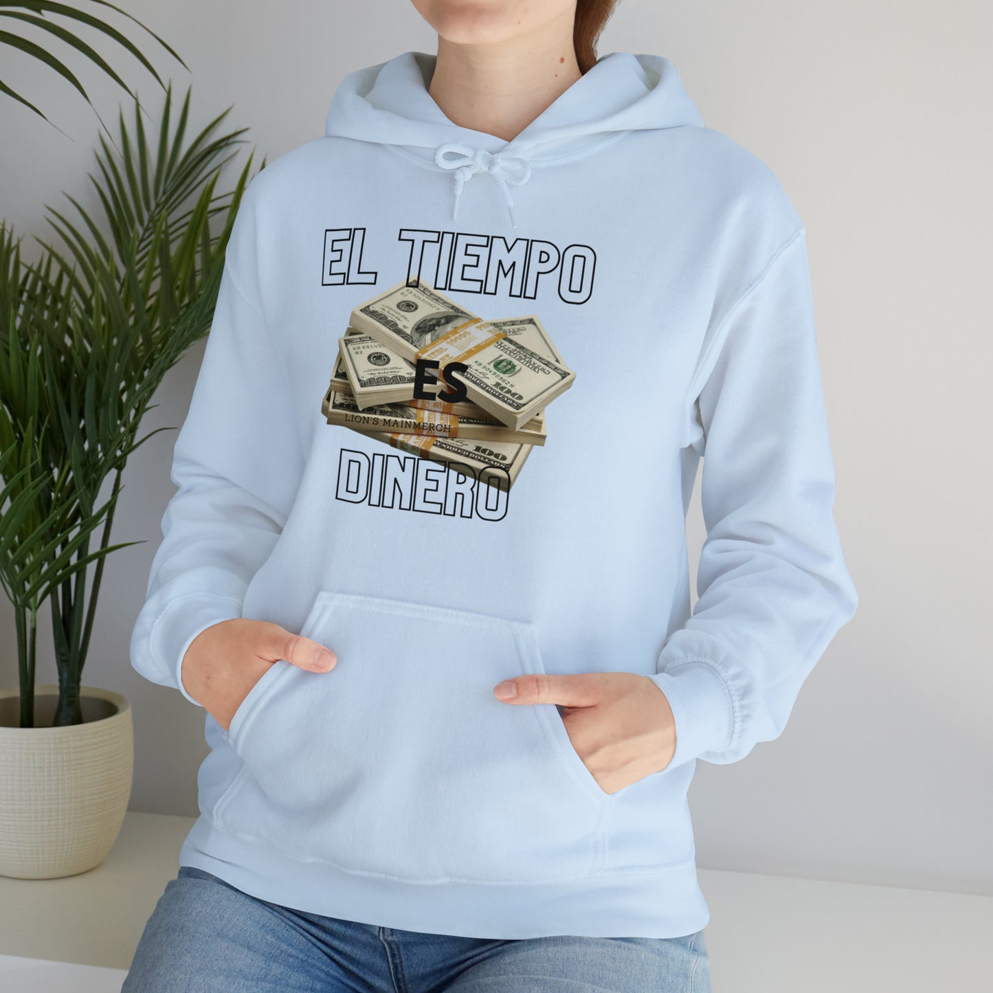 El Tiempo Es Dinero Heavy Blend™ Hooded Sweatshirt