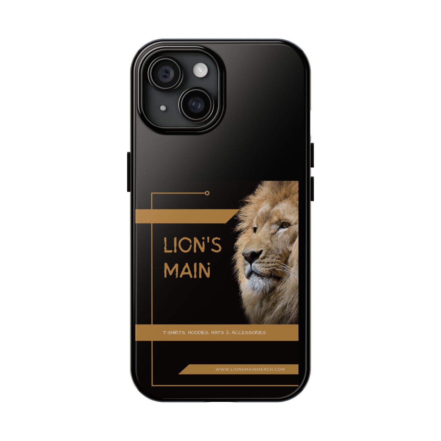 Lion's Main Merch phone cases