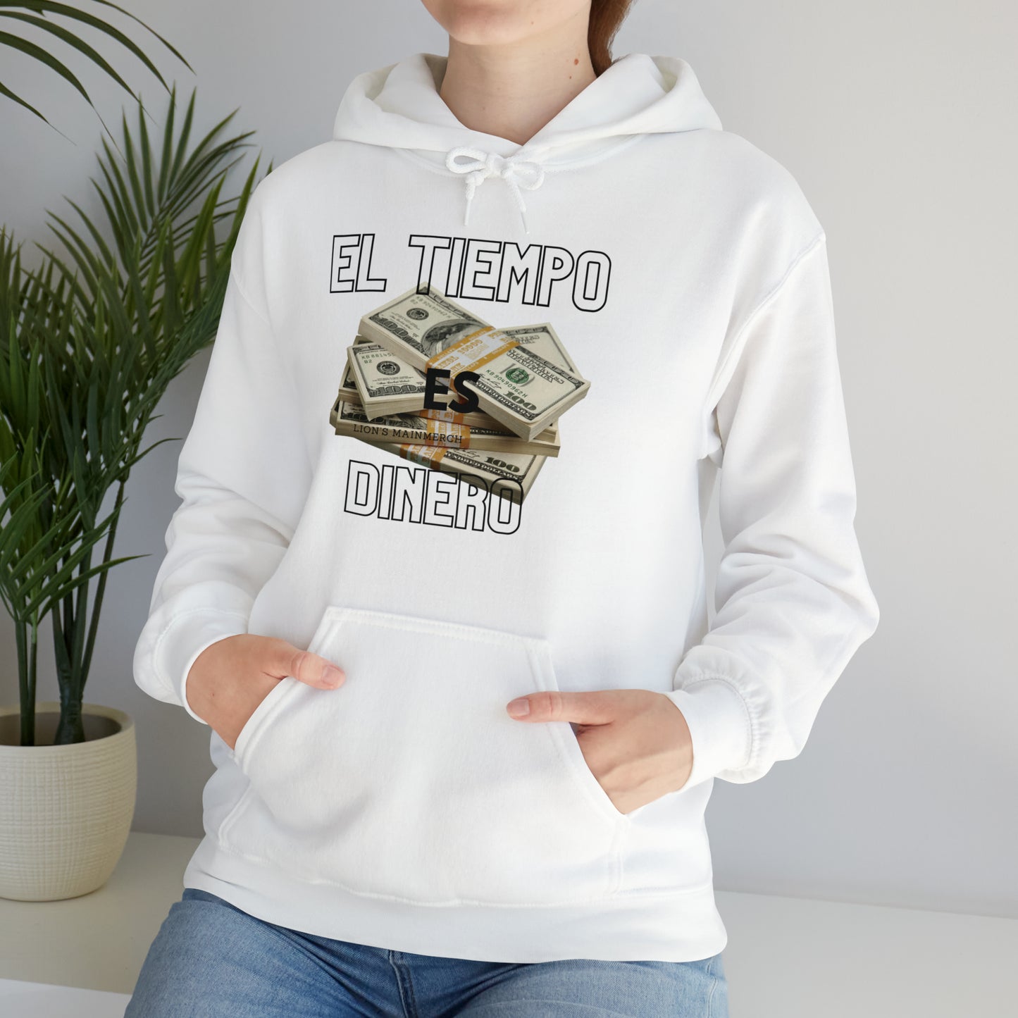 El Tiempo Es Dinero Heavy Blend™ Hooded Sweatshirt