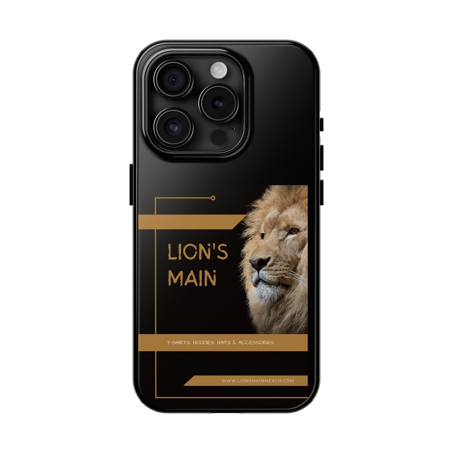 Lion's Main Merch phone cases