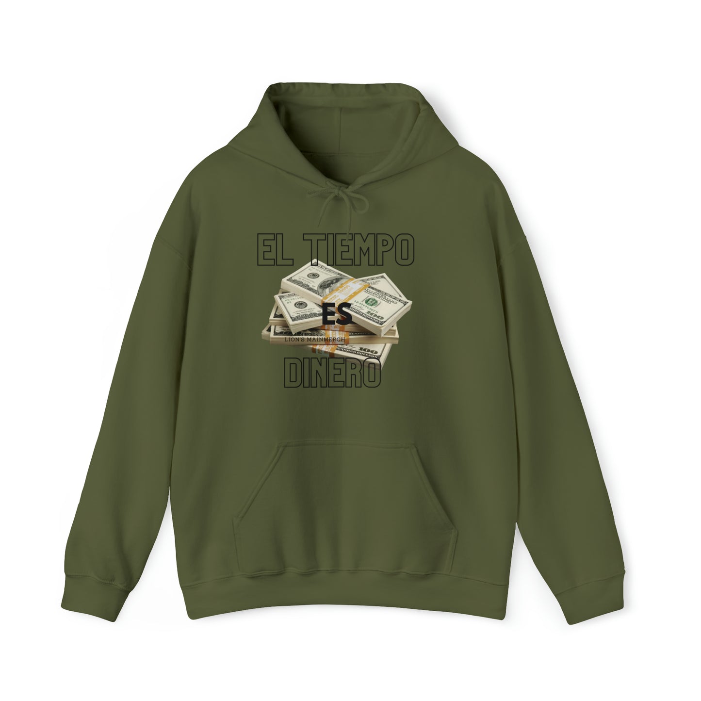 El Tiempo Es Dinero Heavy Blend™ Hooded Sweatshirt