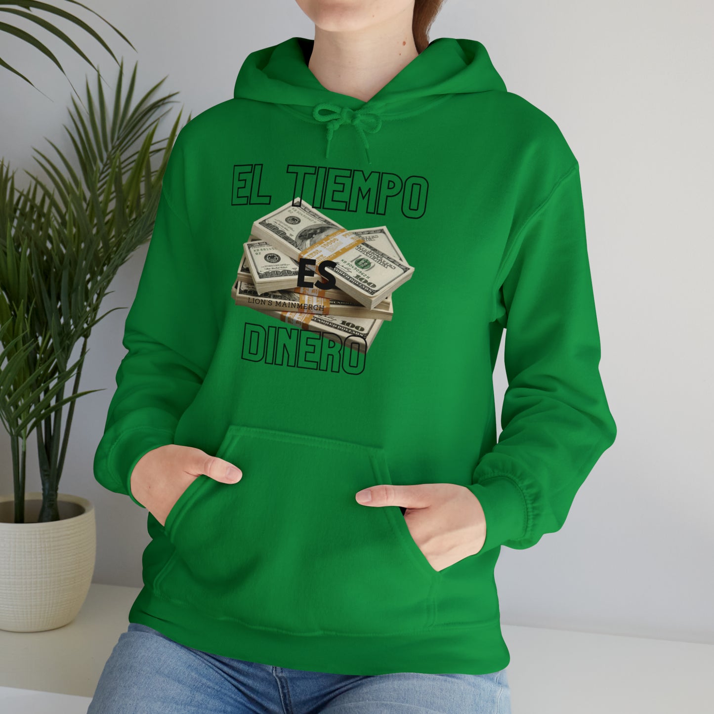 El Tiempo Es Dinero Heavy Blend™ Hooded Sweatshirt